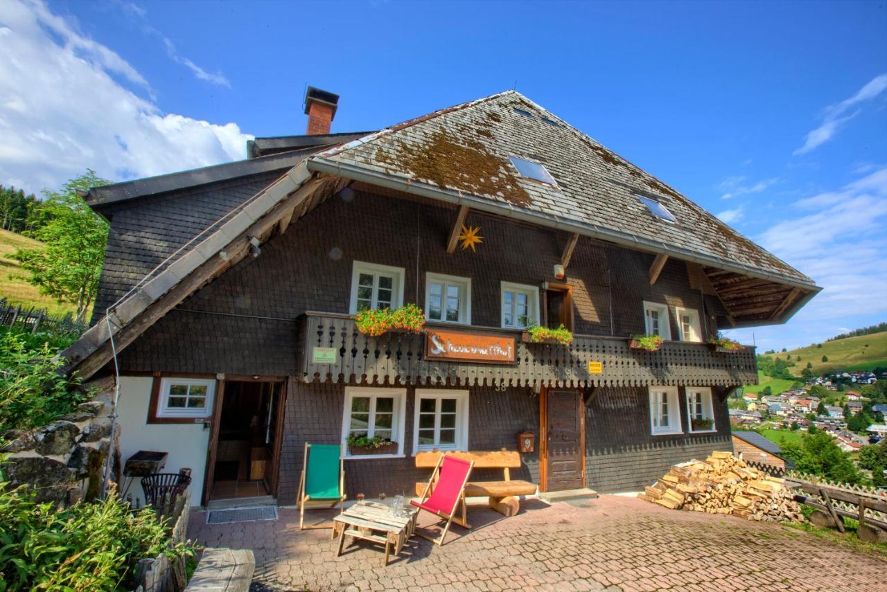 Wohlfuehl-Ferienwohnung 80 Qm, 8 Personen, Aussicht & Heimkino Todtnau Bagian luar foto